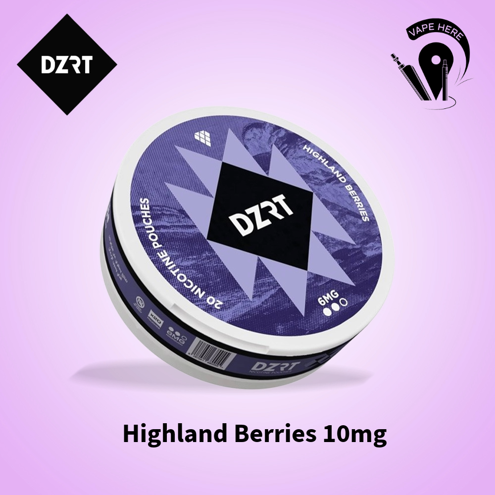 DZRT Nicotine Pouches Highland Berries UAE Abu Dhabi