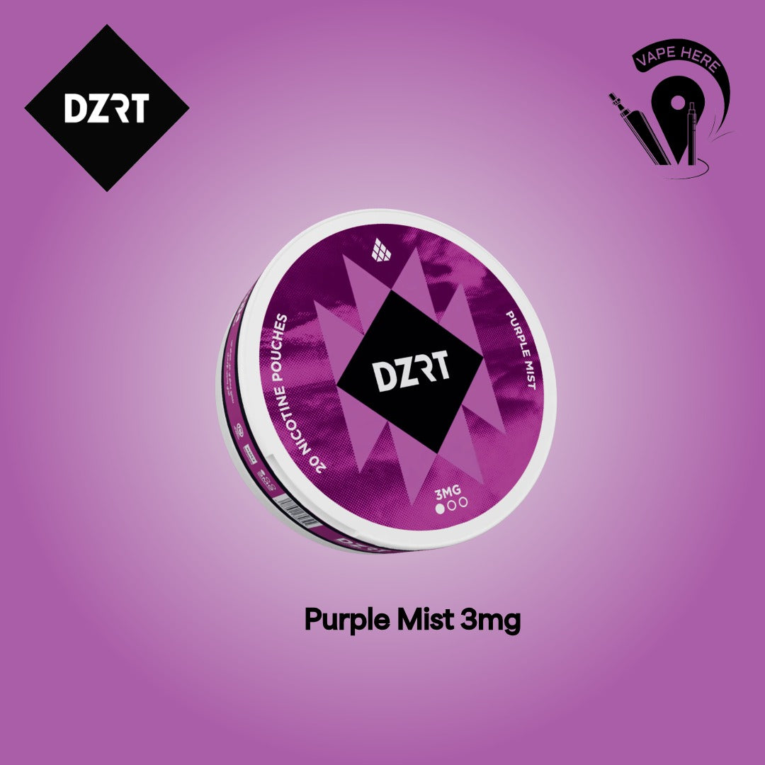 DZRT Nicotine Pouches Purple Mist UAE Al Ain 