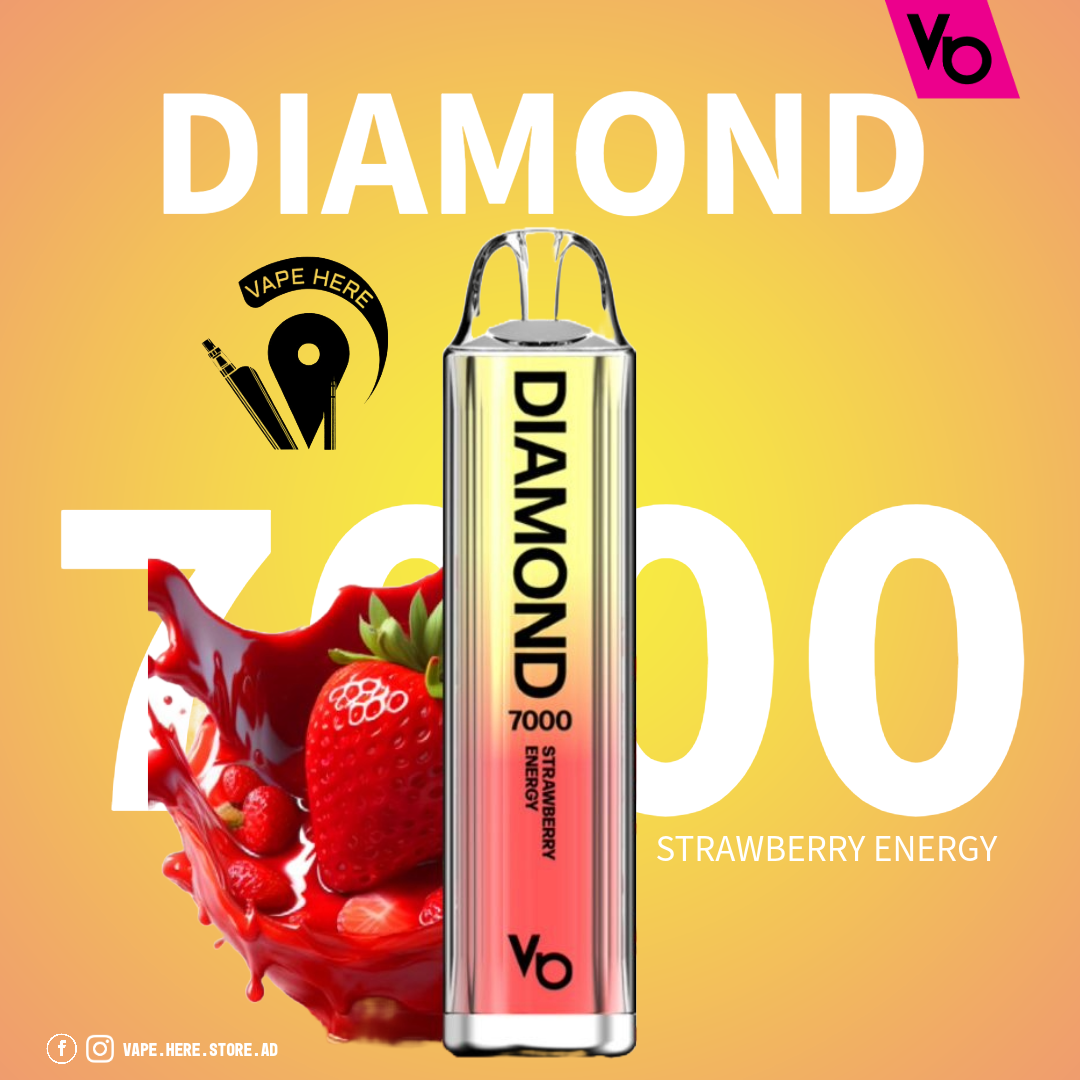 Diamond 7000 Puffs Disposable Vape 20mg by Vapes Bars