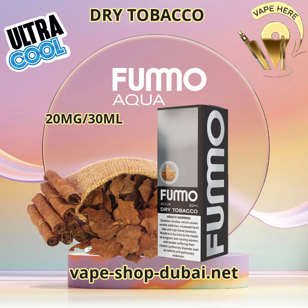 FUMMO AQUA SALTNIC 20MG Dry Tobacco Ajman