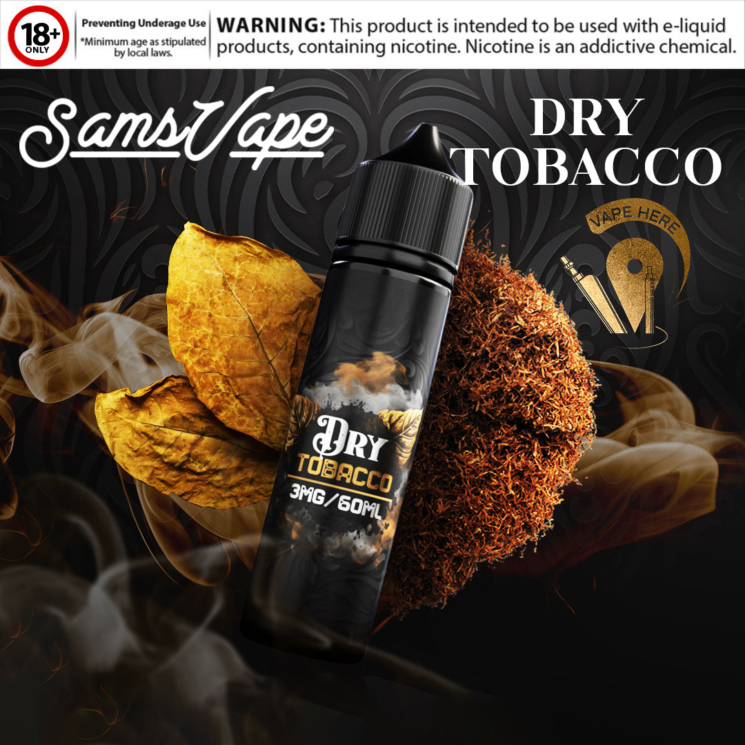 Dry Tobacco E-liquid By Sam Vapes UAE Abu Dhabi & Dubai