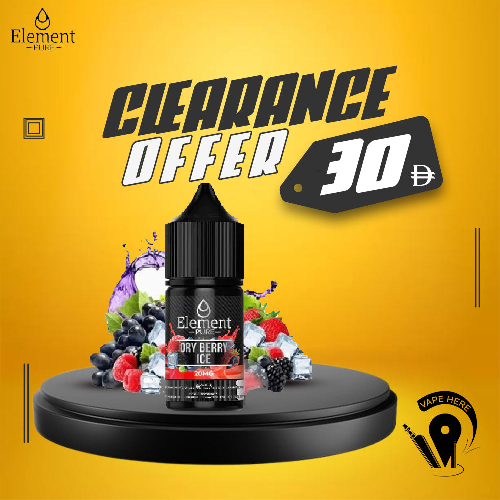 ELEMENT PURE - DRY BERRY ICE SALTNIC 30ML UAE AL AIN
