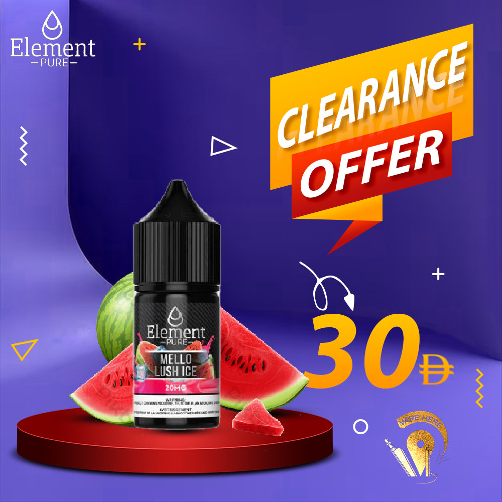 ELEMENT PURE - MELLO LUSH ICE SALTNIC 30ML UAE SHARJAH