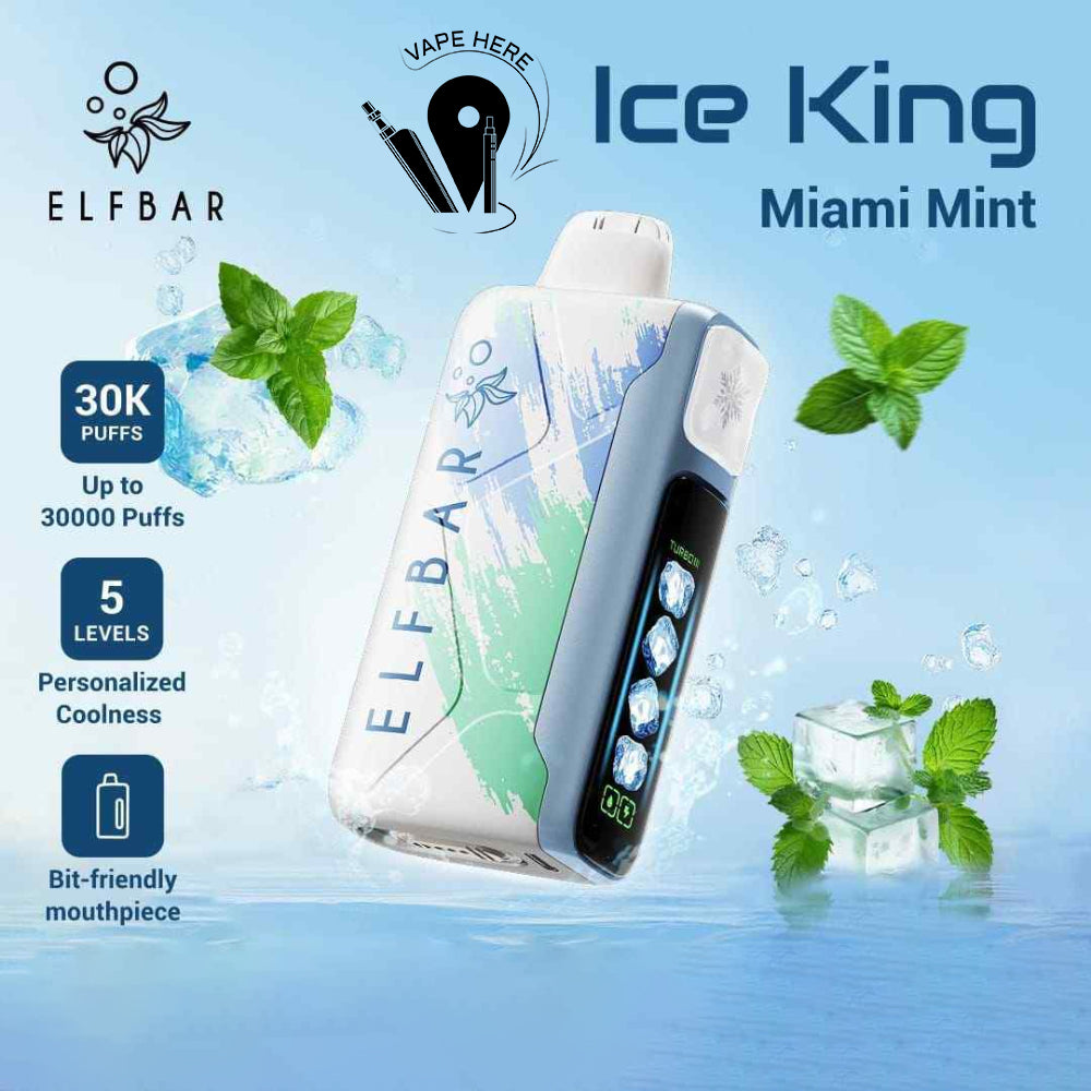 ELFBAR Ice King  Disposable Vape Miami Mint UAE Ras Al Khaimah 