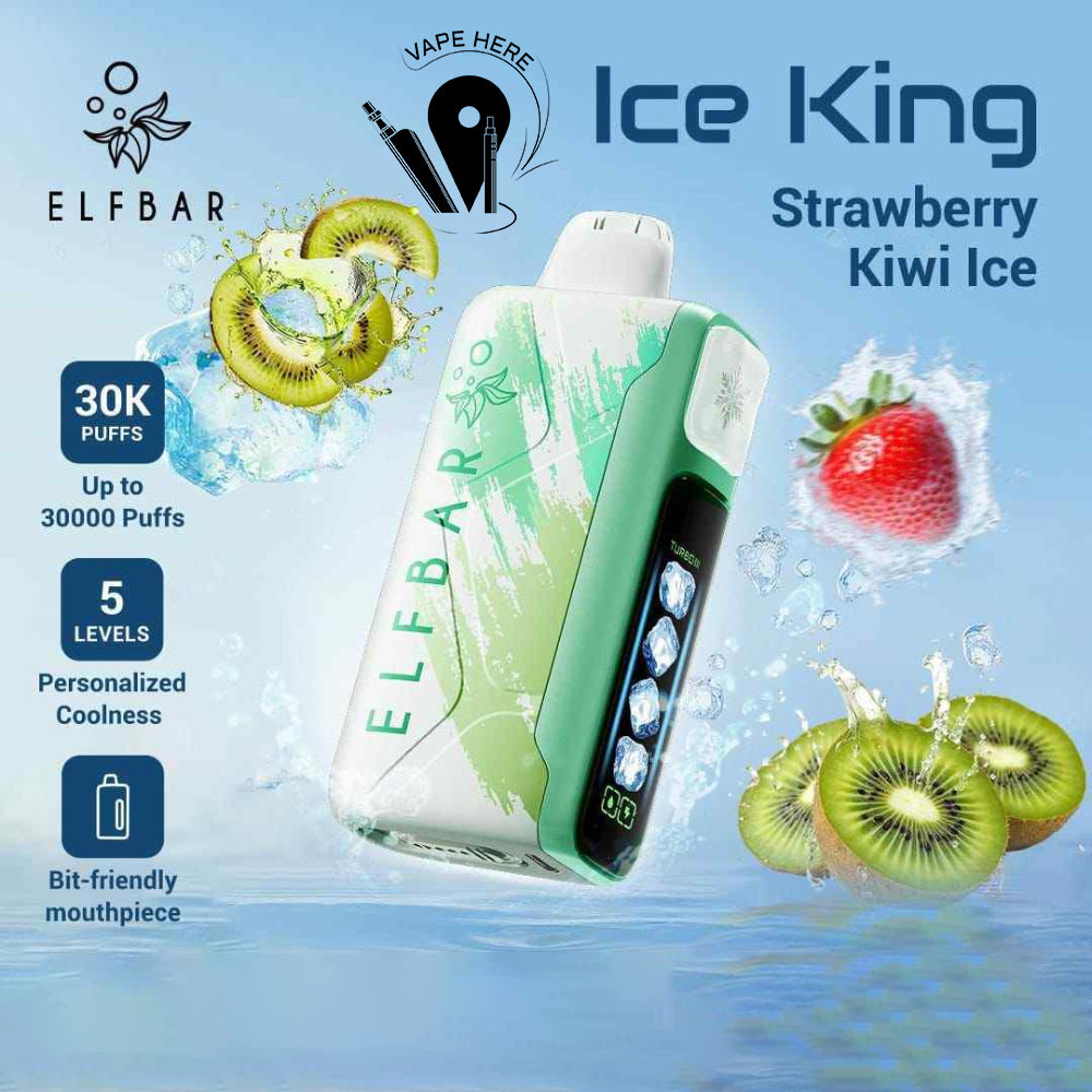 ELFBAR Ice King  Disposable Vape Strawberry Kiwi Om Al Quwain  