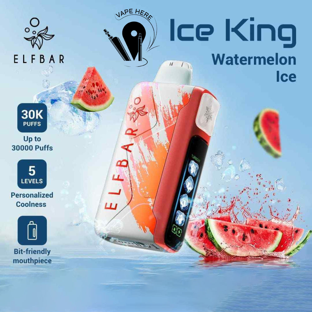 ELFBAR Ice King  Disposable Vape Watermelon Ice UAE Abu Dhabi 