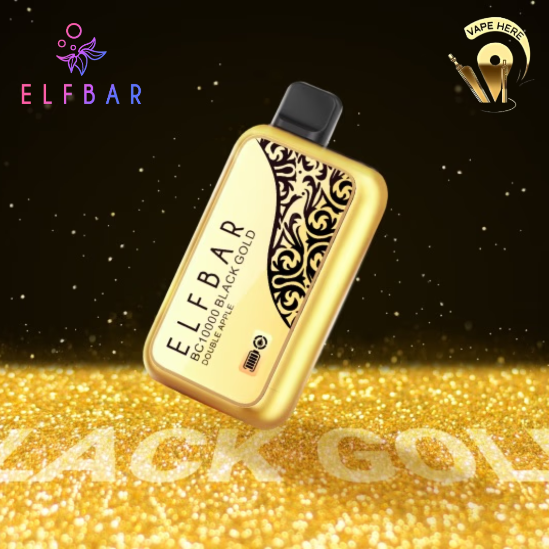 ELFBAR BLACK GOLD BC10000 PUFFS DISPOSABLE VAPE UAE Abu Dhabi