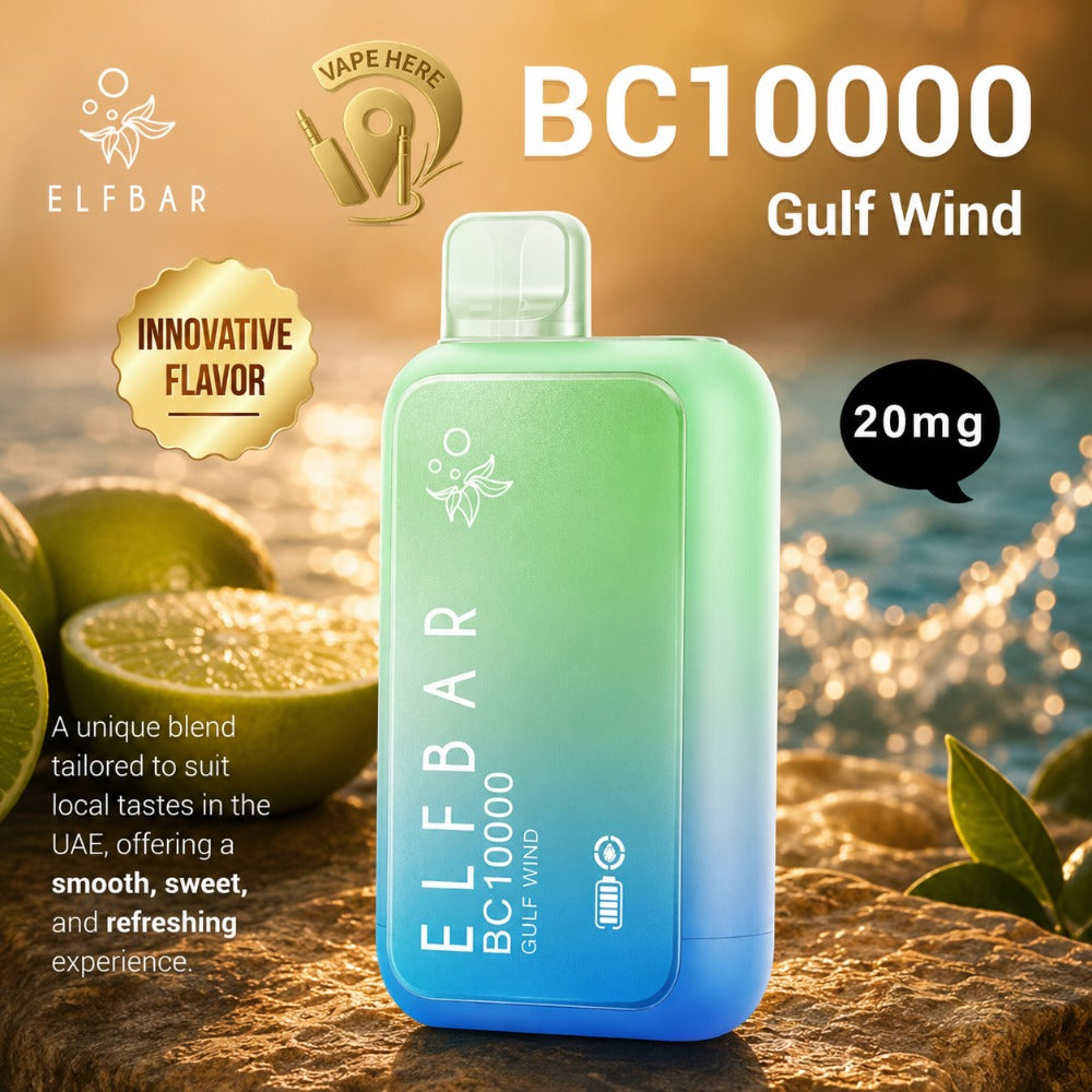 ELF BAR BC10000 PUFFS DISPOSABLE VAPE 20 & 50MG Abu Dhabi, UAE