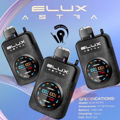ELUX ASTRA 50K PUFFS DISPOSABLE VAPE (Turbo Mode) UAE Abu Dhabi