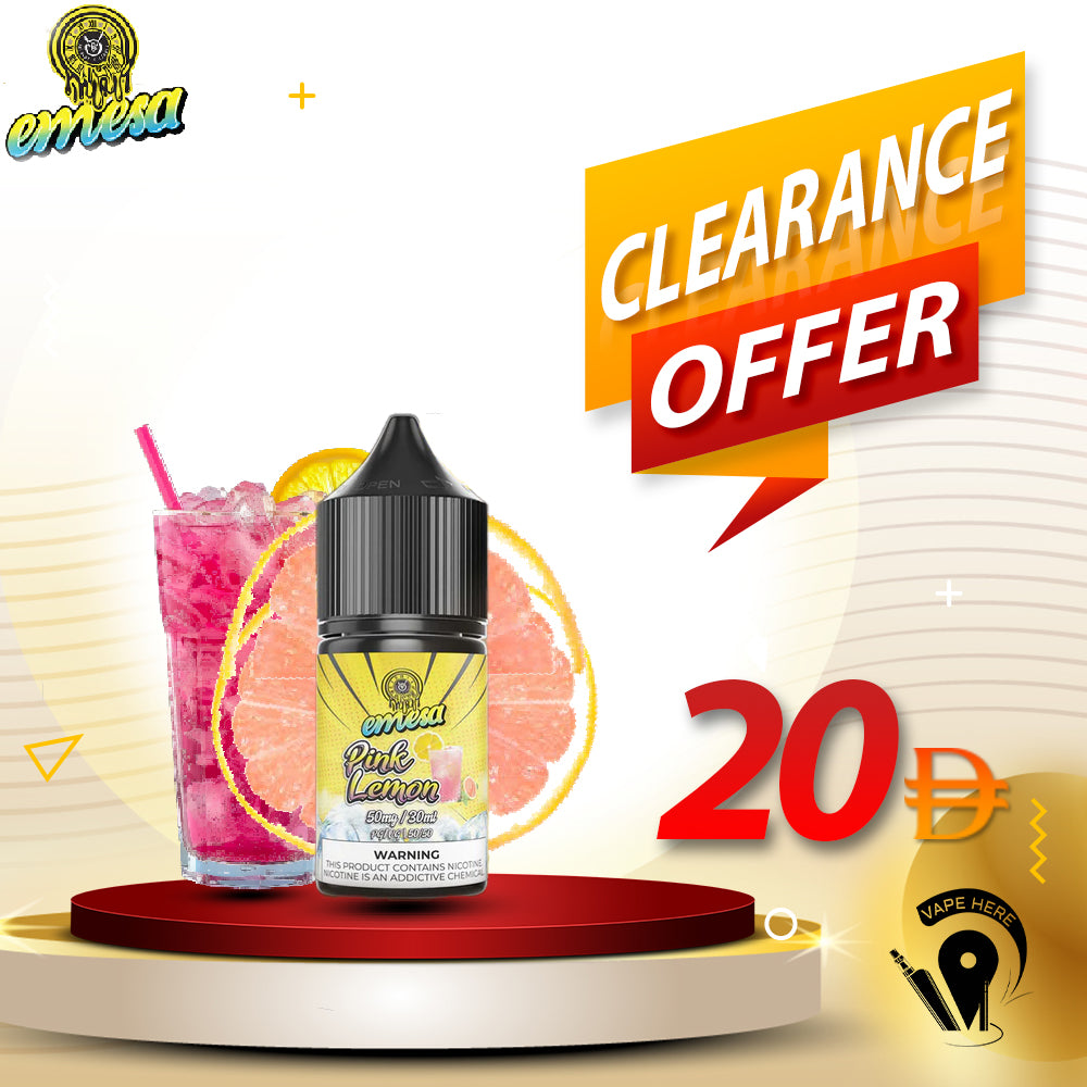 EMESA PINK LEMON SALTNIC 30ML UAE ABU DHABI