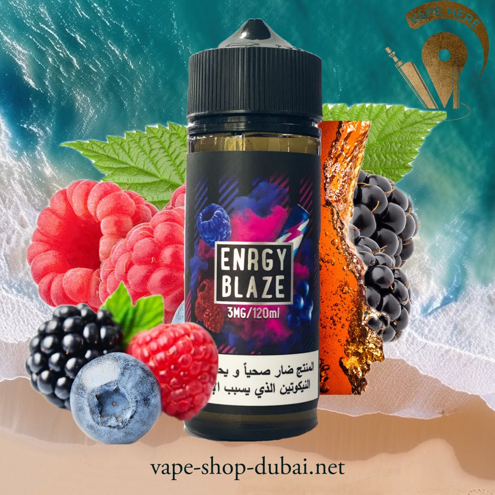 ENERGY BLAZE E LIQUID - SAM VAPES - Vape Here Store