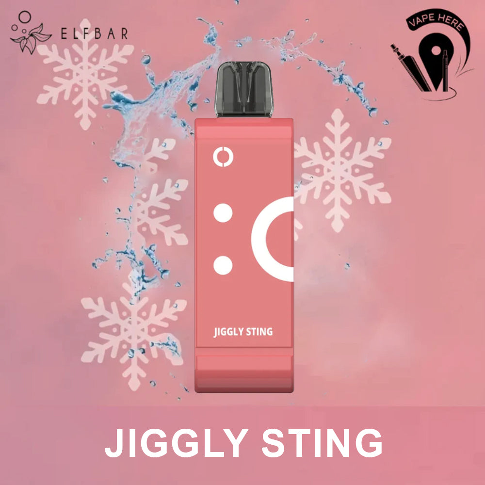 Elf Bar EW9000 Disposable Pods & Kit 50mg 9000 Puffs Jiggly Sting  UAE Al Ain