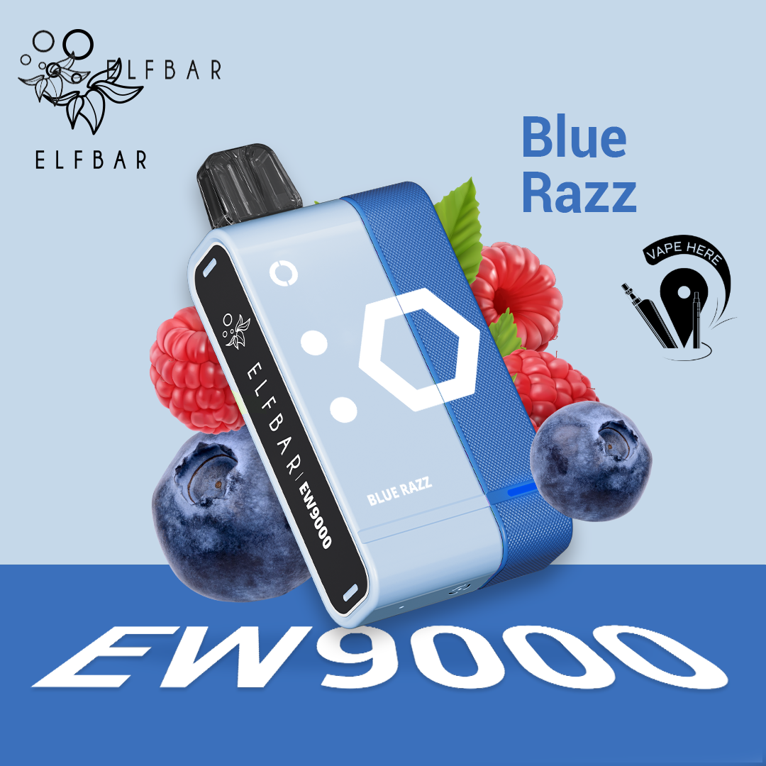 Elf Bar EW9000 Disposable Pods & Kit 50mg 9000 Puffs | Vape Here Store