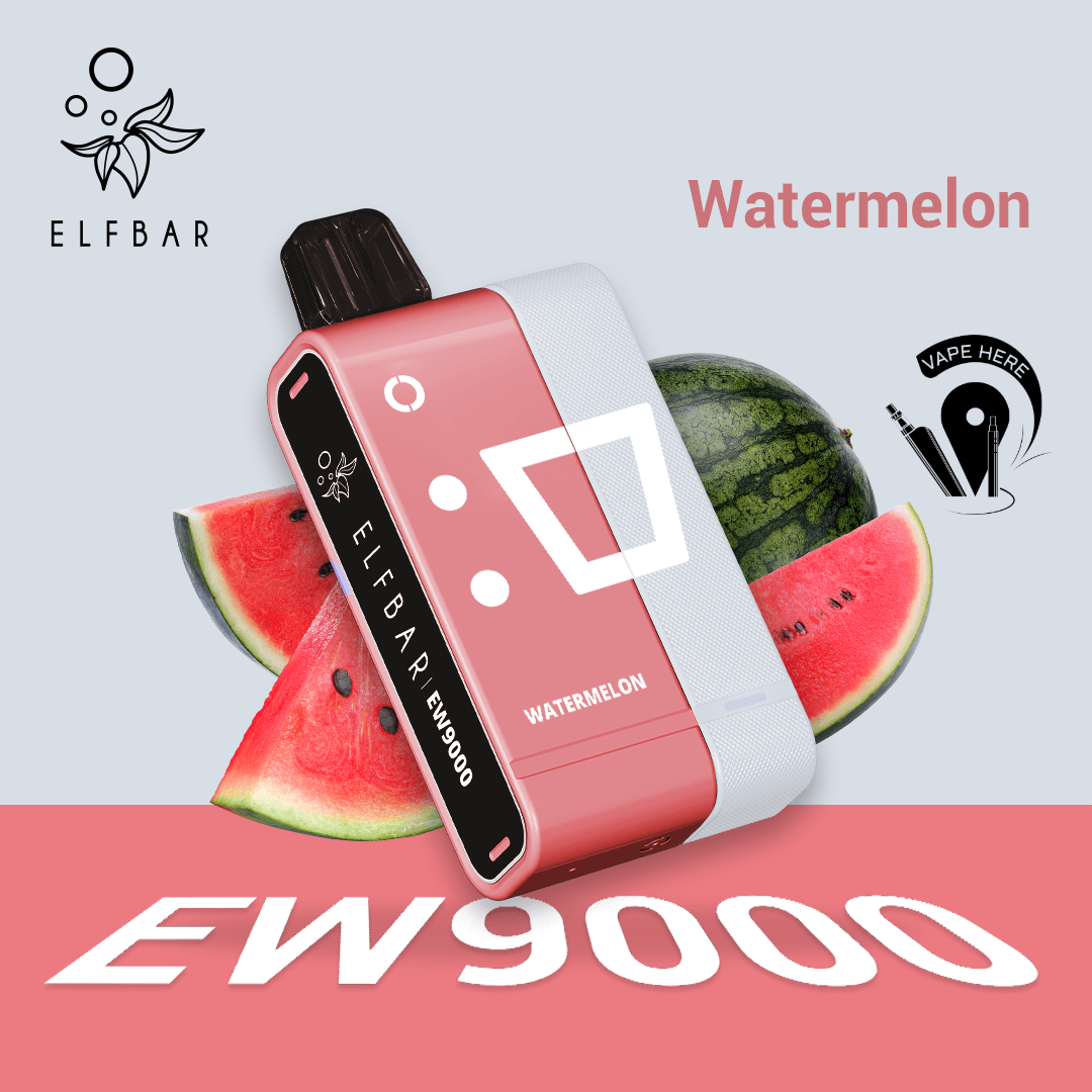 Elf Bar EW9000 Disposable Pods & Kit 50mg Watermelon UAE Ras Al Khaimah