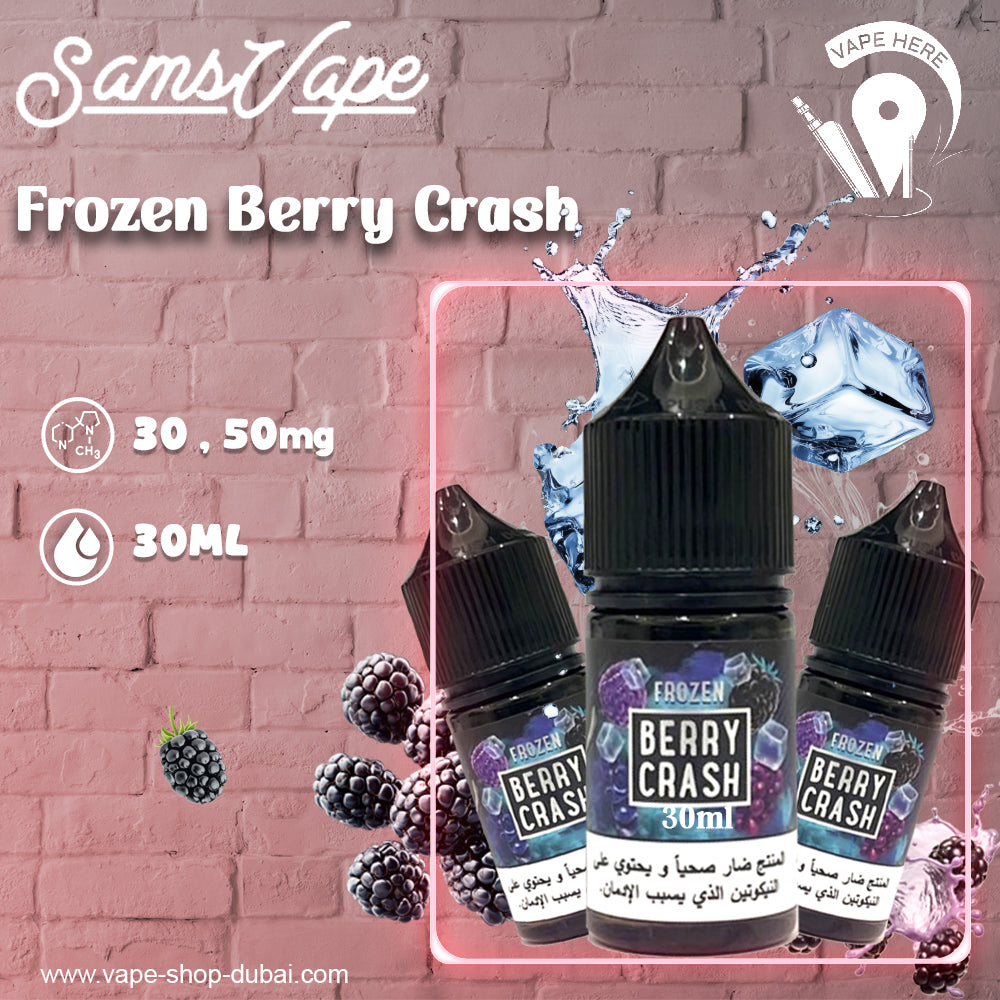 FROZEN BERRY CRASH SALTNIC 30 ML BY SAM VAPES Dubai, UAE