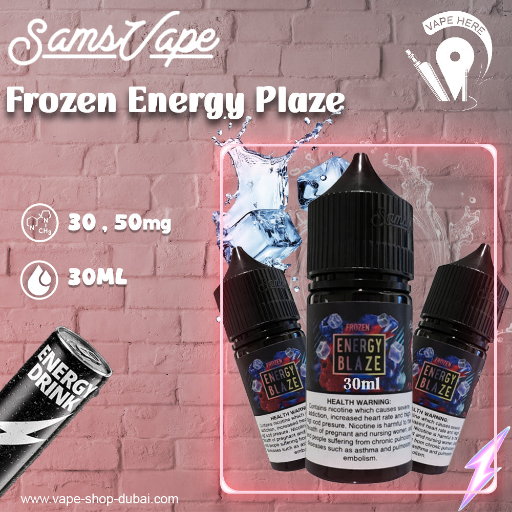 FROZEN ENERGY BLAZE SALT NIC - SAMS VAPES Dubai, UAE