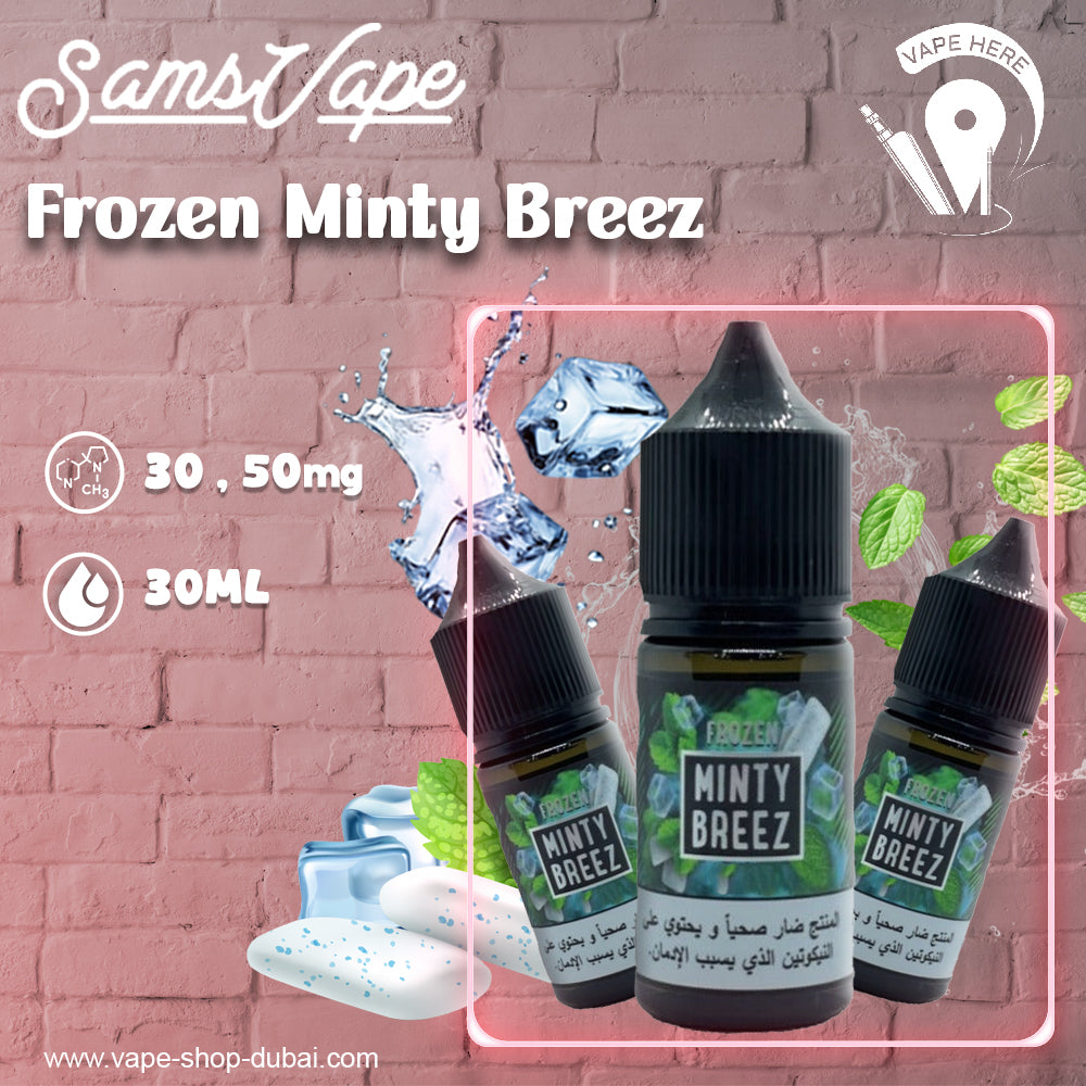 FROZEN MINTY BREEZ SALT NIC - SAMS VAPES Ajman, UAE