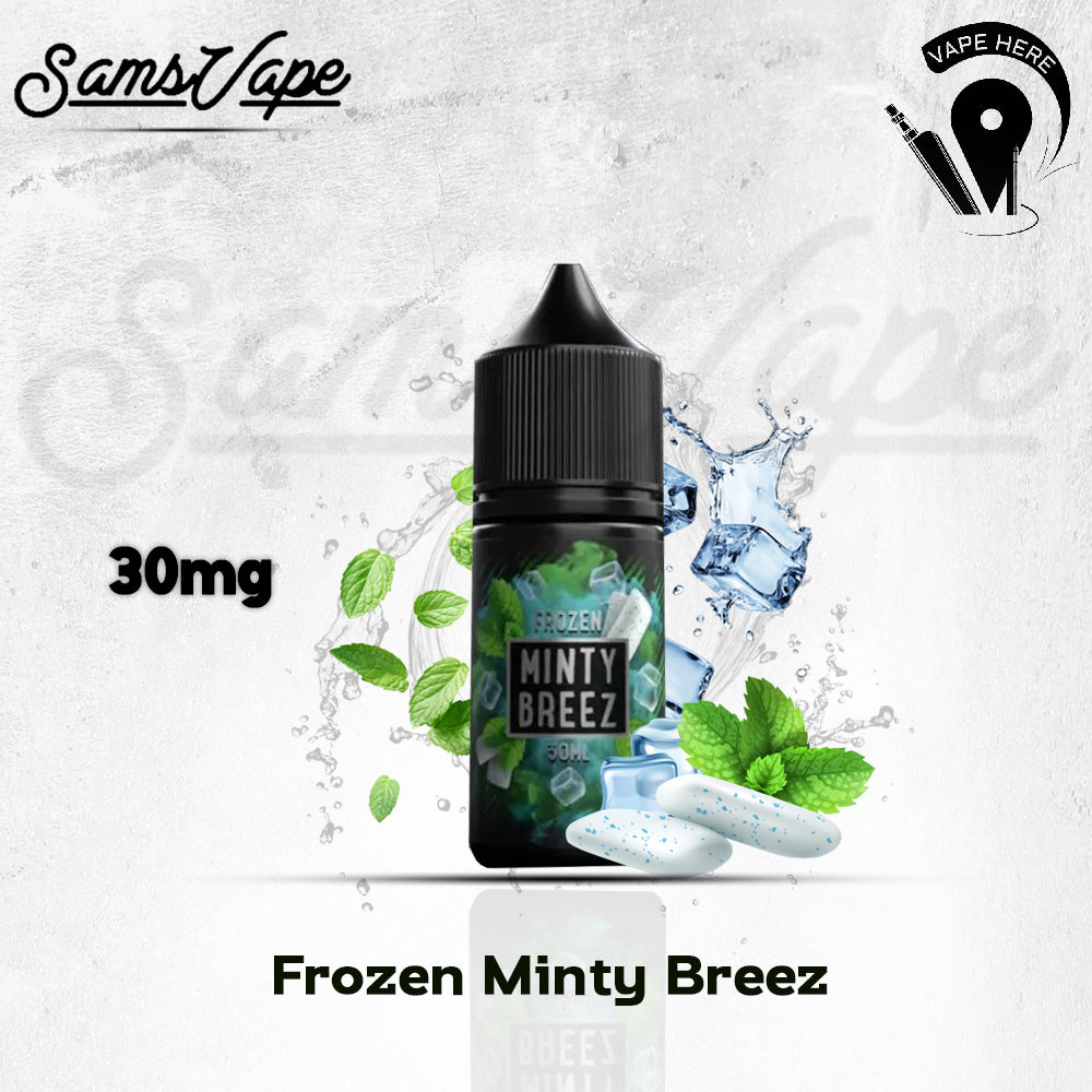 FROZEN MINTY BREEZ SALT NIC - SAMS VAPES 30mg Dubai, UAE