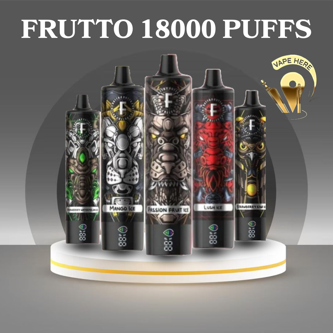 FRUTTO 18000 PUFFS DISPOSABLE VAPE | Clearance Offer | Vape Here Store FRUTTO 18000 PUFFS DISPOSABLE VAPE | Clearance Offer | Vape Here Store