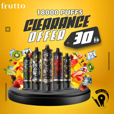 FRUTTO 18000 PUFFS DISPOSABLE VAPE UAE SHARJAH