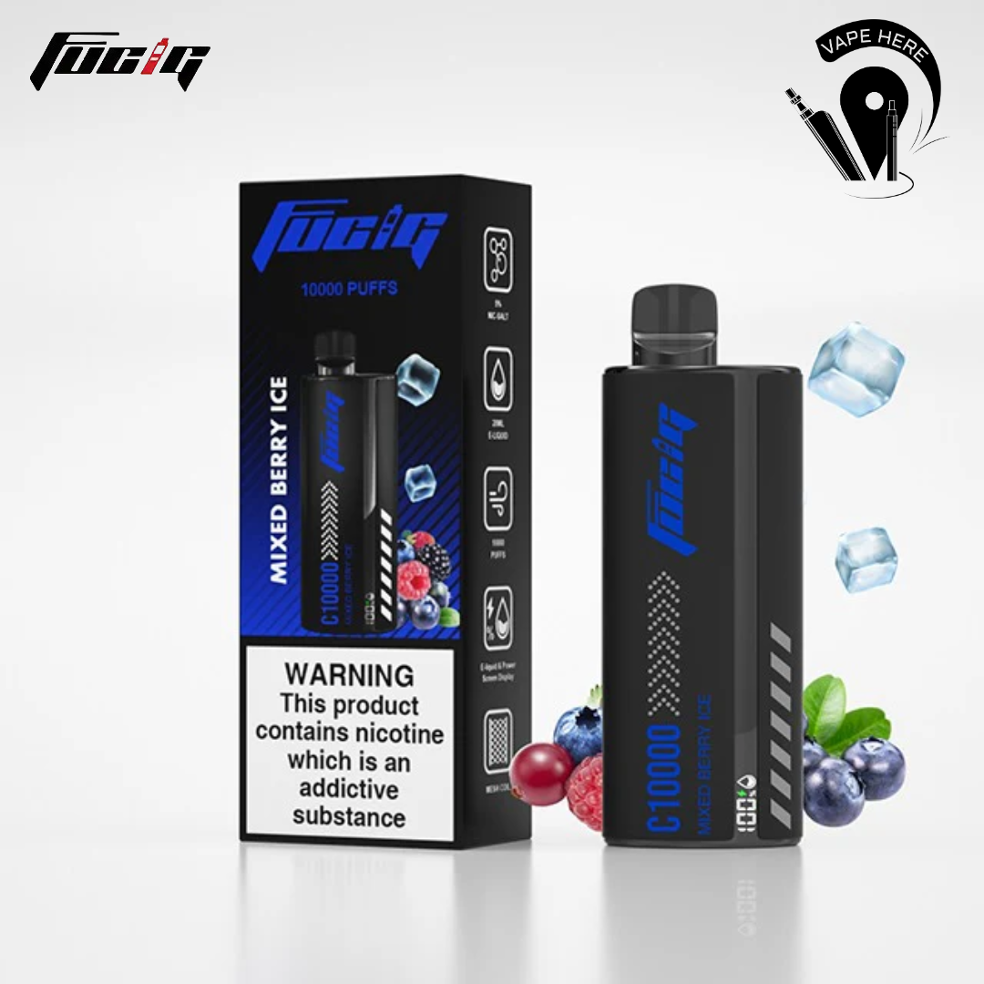 FUCIG C-10000 PUFFS DISPOSABLE VAPE Mixed Berry Ice UAE Al Ain