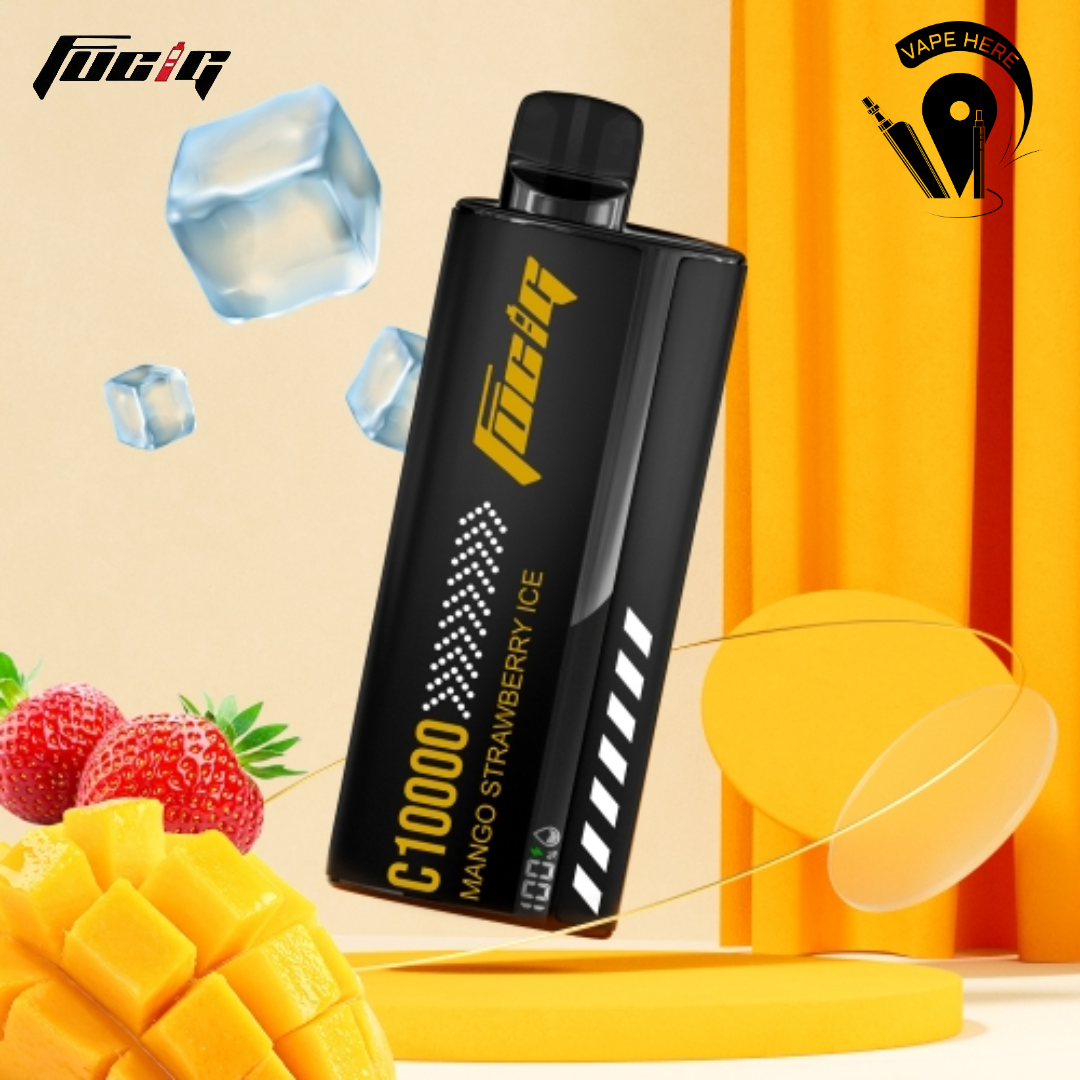 FUCIG C-10000 PUFFS DISPOSABLE VAPE Strawberry Mango Ice UAE Umm Al Quwain