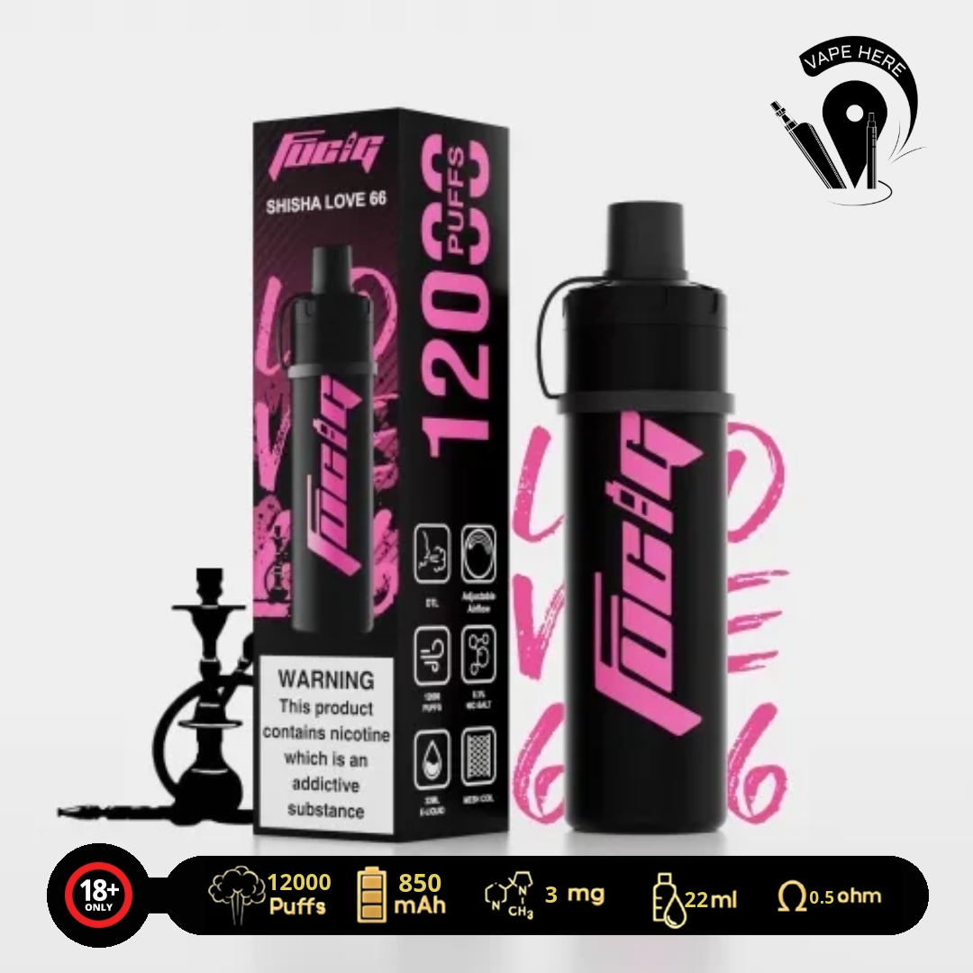 FUCIG SHISHA C12000 PUFFS DISPOSABLE VAPE Love 66 UAE Ras Al Khaimah