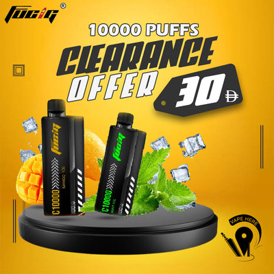 FUCIG C-10000 PUFFS DISPOSABLE VAPE UAE SHARJAH