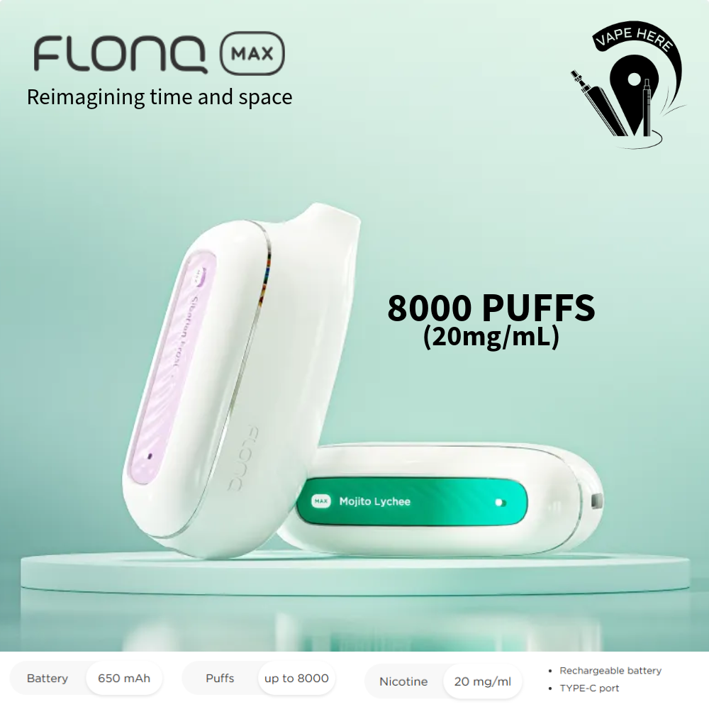 Flonq Max 8000 Puffs Disposable Vape UAE Abu Dhabi