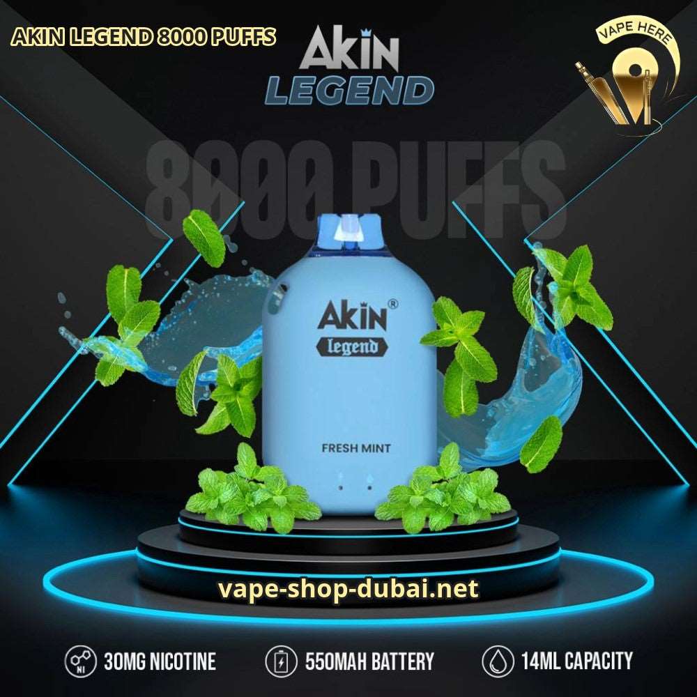 AKIN LEGEND 8000 PUFFS DISPOSABLE VAPE 3% Nicotine