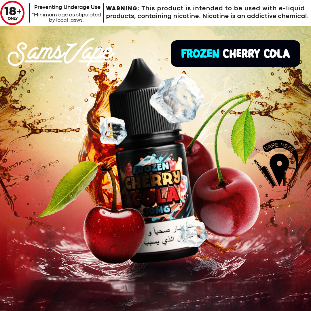 Frozen Cherry Cola Saltnic By Sam Vapes UAE Abu Dhabi & Dubai