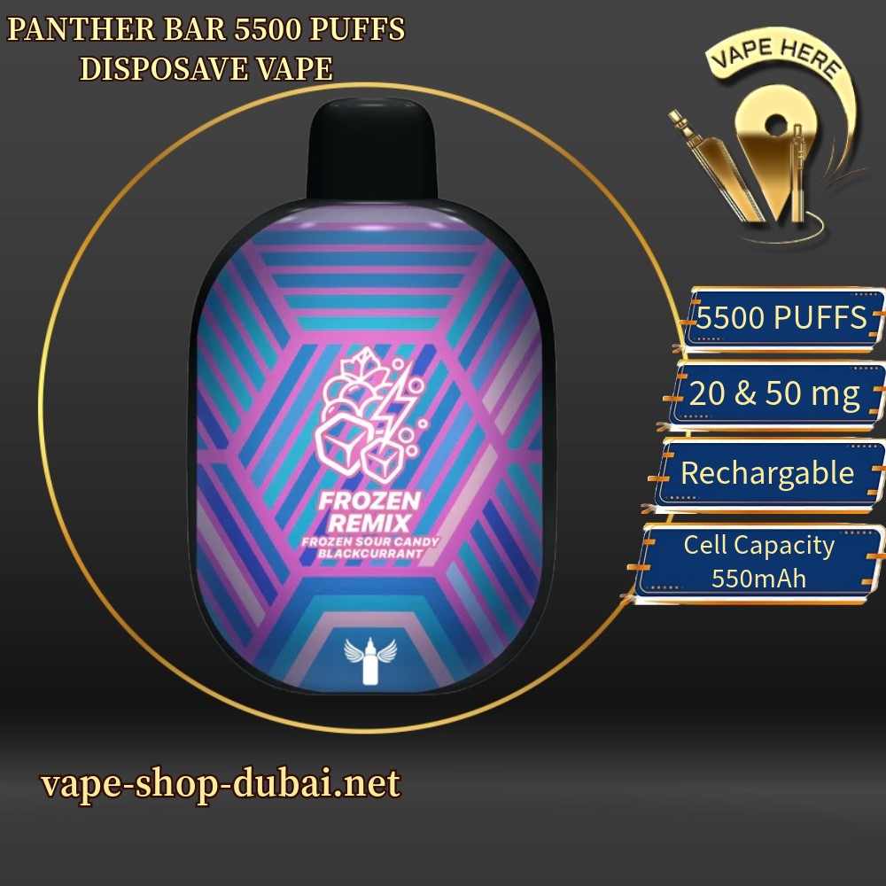 PANTHER BAR 5500 PUFFS DISPOSABLE VAPE BY DR.VAPE - Vape Here Store