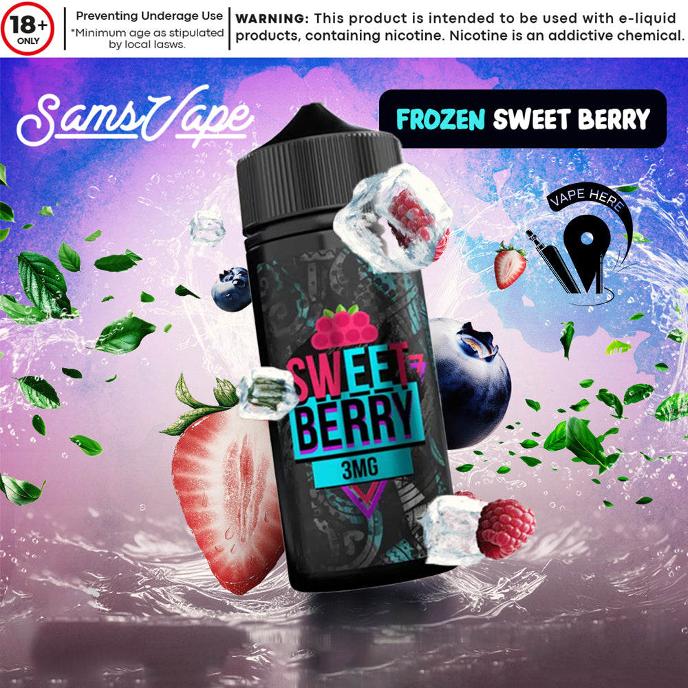 Frozen Sweet Berry E-liquid By Sam Vapes UAE Abu Dhabi & Dubai