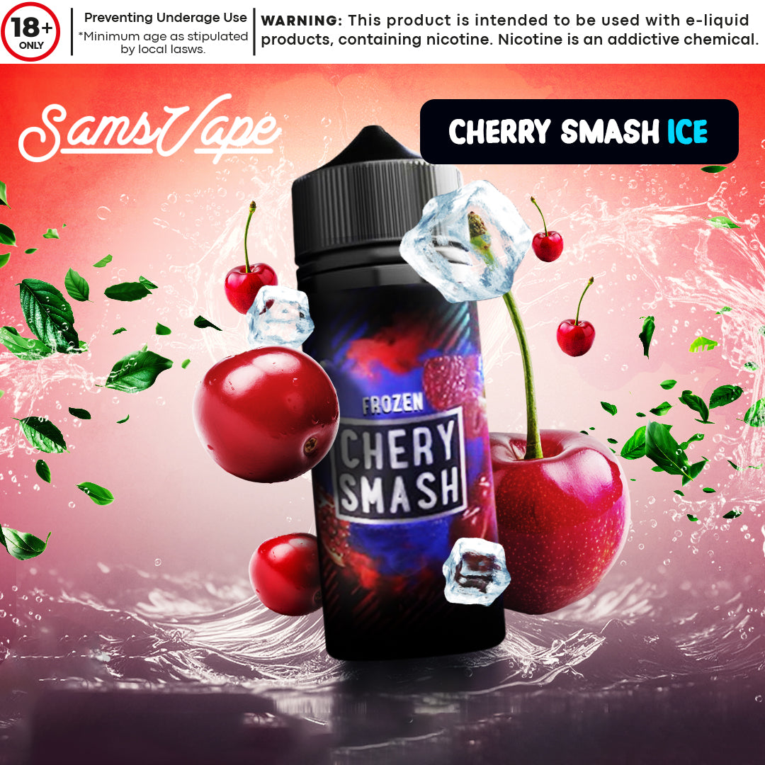 Frozen Cherry Smash E-liquid By Sam Vapes UAE Abu Dhabi & Dubai