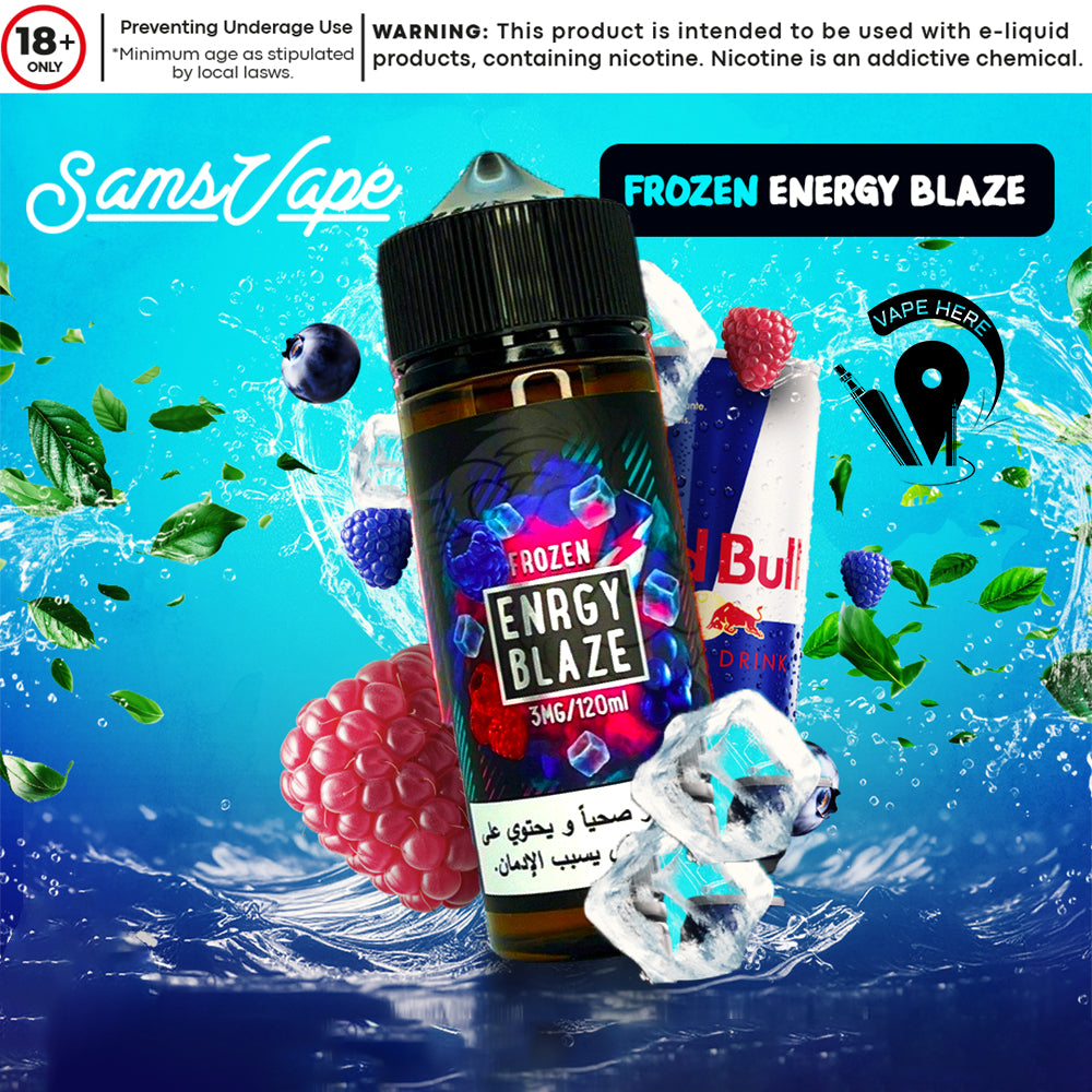 Frozen Energy Blaze E-Liquid By Sam Vapes UAE Abu Dhabi & Dubai