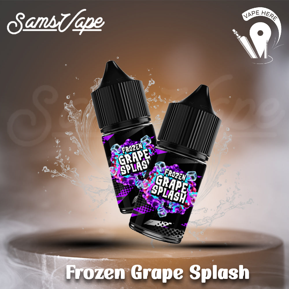 Frozen Grape Splash Saltnic by Sam Vapes Dubai, UAE