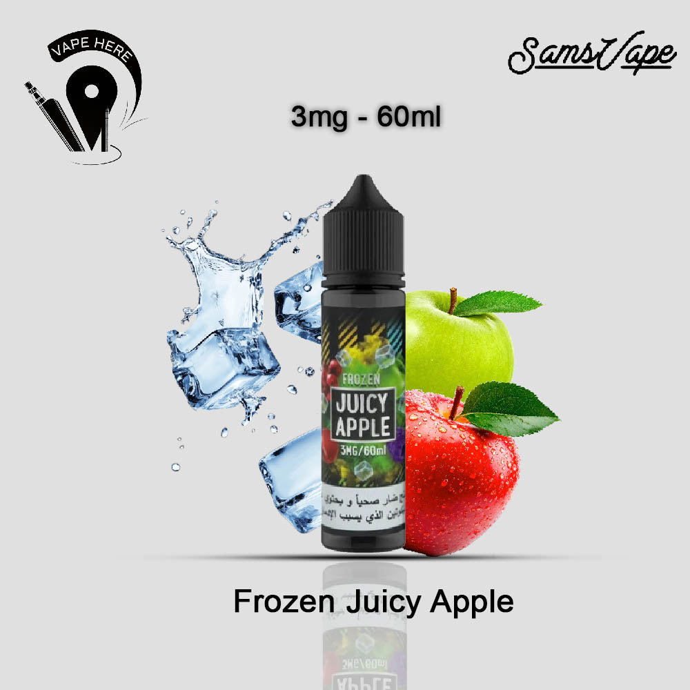 Frozen Juicy Apple E liquid By Sam Vapes Frozen Juicy Apple 60ml UAE Al Ain