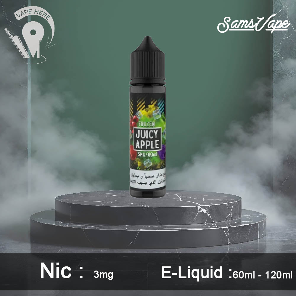 Frozen Juicy Apple E liquid By Sam Vapes UAE Abu Dhabi