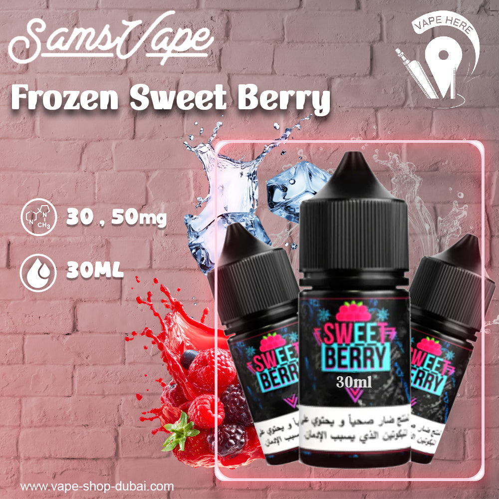 Frozen Sweet Berry Saltnic by Sam Vapes Dubai, UAE