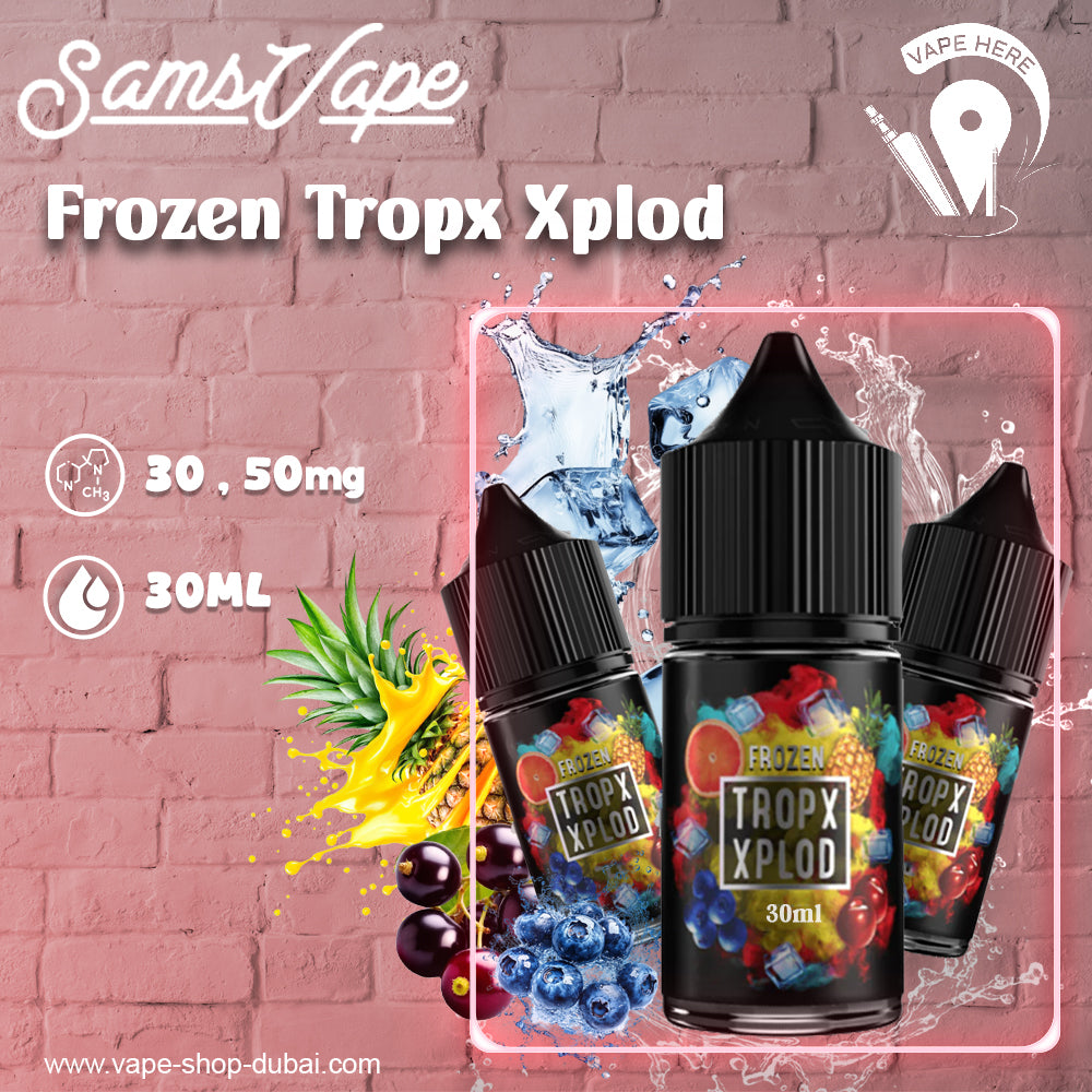 Frozen Tropx Xplod Saltnic by Sam Vapes Ajman, UAE