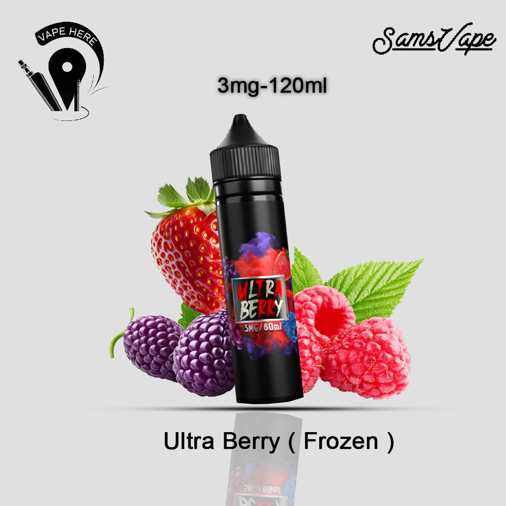 Frozen Ultra Berry E-liquid By Sam Vapes Frozen Ultra Berry 3mg - 120ml UAE Al Ain