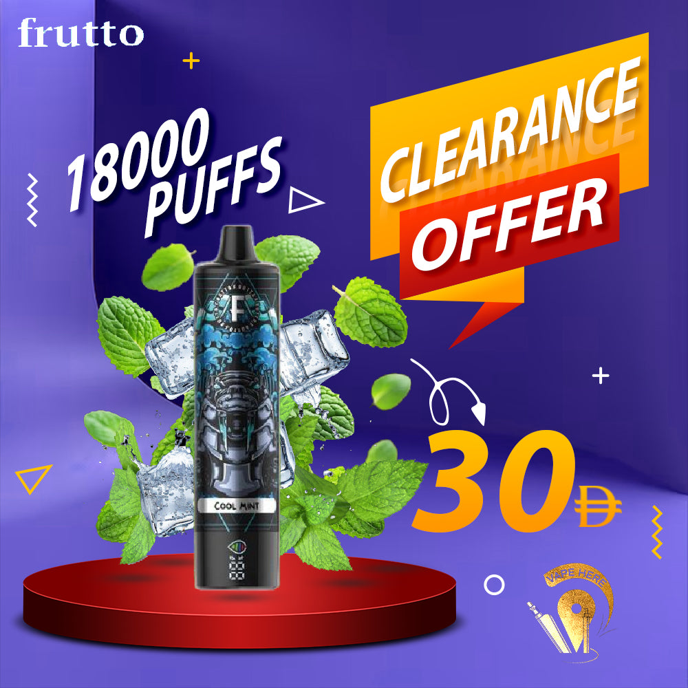 FRUTTO 18000 PUFFS DISPOSABLE VAPE