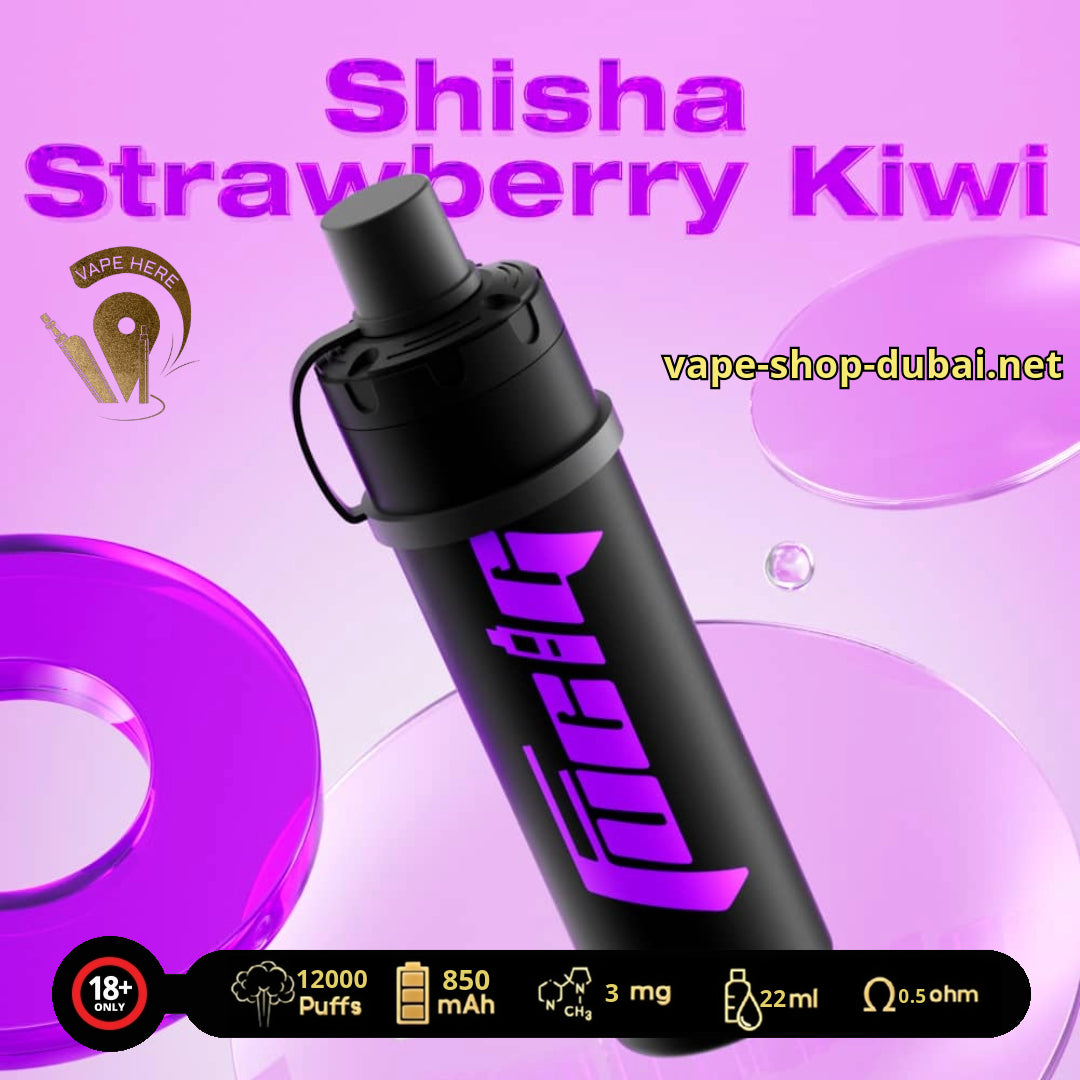 FUCIG SHISHA C12000 PUFFS Shisha Strawberry Kiwi Umm UAE Al Quwain