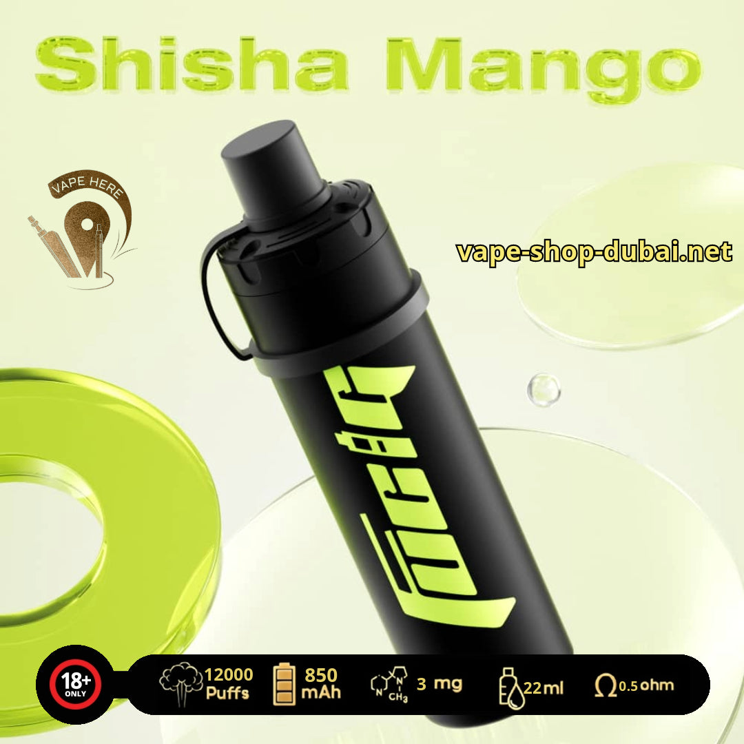 FUCIG SHISHA C12000 PUFFS Shisha Mango UAE Ras Al Khaimah