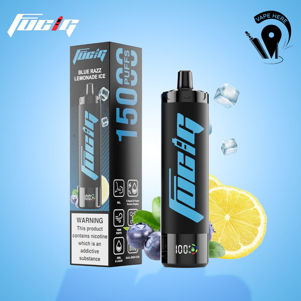 Fucig C-15000 Puffs Disposable Vape 50mg Blue Razz Lemonade UAE Sharjah