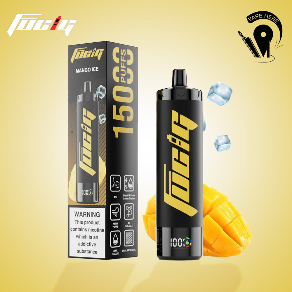 Fucig C-15000 Puffs Disposable Vape 50mg Mango Ice UAE Fujairah