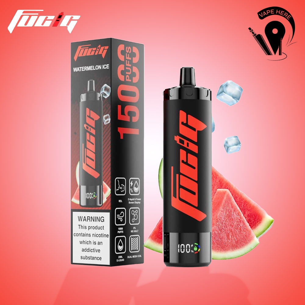 Fucig C-15000 Puffs Disposable Vape 50mg Watermelon Ice UAE Al Ain