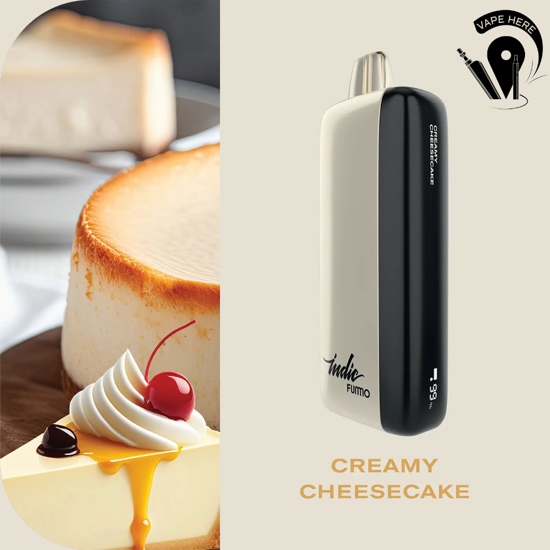 Fummo Indic 12000 Puffs Disposable Vape Creamy Cheesecake UAE Umm Al Quwain