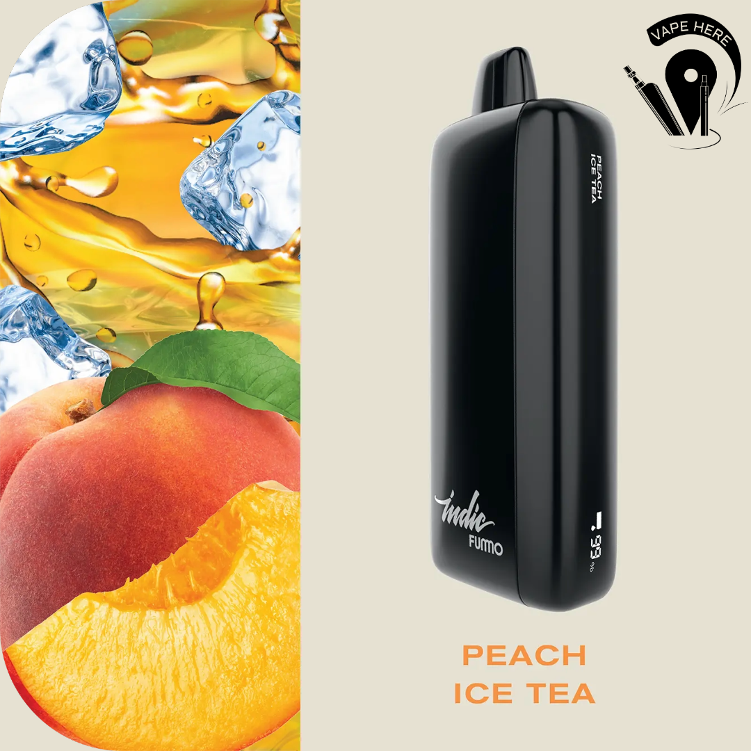 Fummo Indic 12000 Puffs Disposable Vape Peach Ice Tea