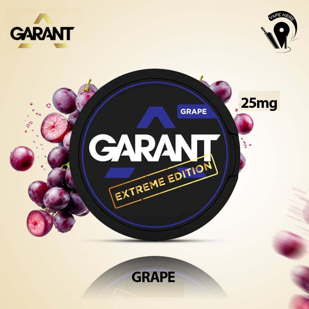 GARANT Nicotine Pouches Grape Extreme Edition UAE Ajman